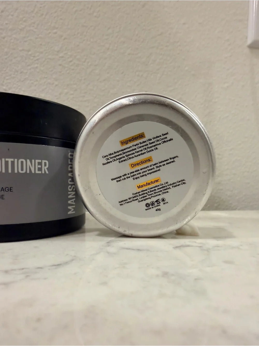 Manscaped and Fulllight Tech set of 6 Beard Shampoo, Conditioner, Balm, and Oil